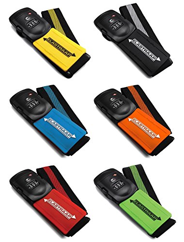 Cinghie TSA ELASTRAAP per valigie, antiscivolo