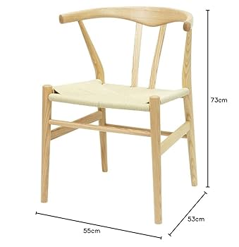 Amazon｜E-comfort リボーンチェア アッシュ材 ナチュラル