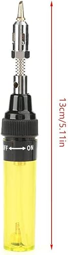 Miniatura 3 de Soldador de gas Antorcha de soplete de gas butano inalámbrico Pistola de soldadura Pistola de soldadura Herramienta de pluma de soldadura 1300