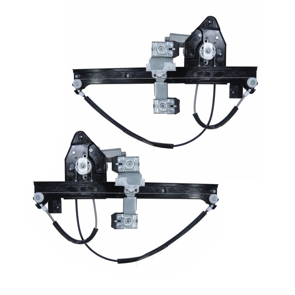 for Chevy Trailblazer Window Regulator Assembly 2002-2009 Driver Side | Rear | Power | Cable | GM1550109 | 15893782
