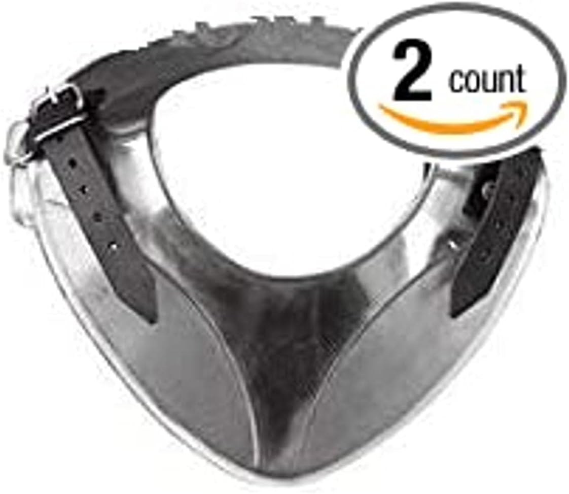 NauticalMart Knight Gorget - Medieval Neck Armor One Size Fit All - Silver Armour