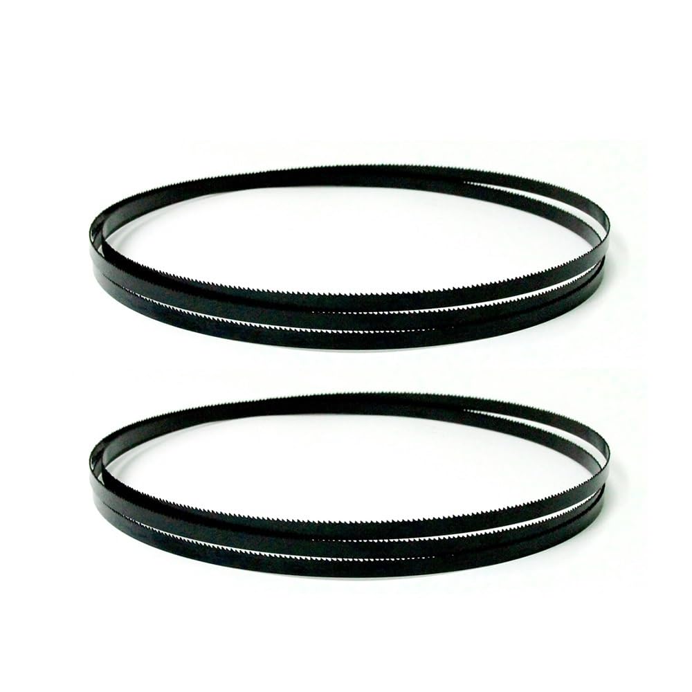 Brzeszczot do piły taśmowej, jakość premium, 2 szt. 2240mm brzeszczoty do pił taśmowych węglowe brzeszczoty do pił taśmowych 6.35 10 13 szerokość 6 14 TPI do obróbki drewna dla BAS 315/316/317/318(224