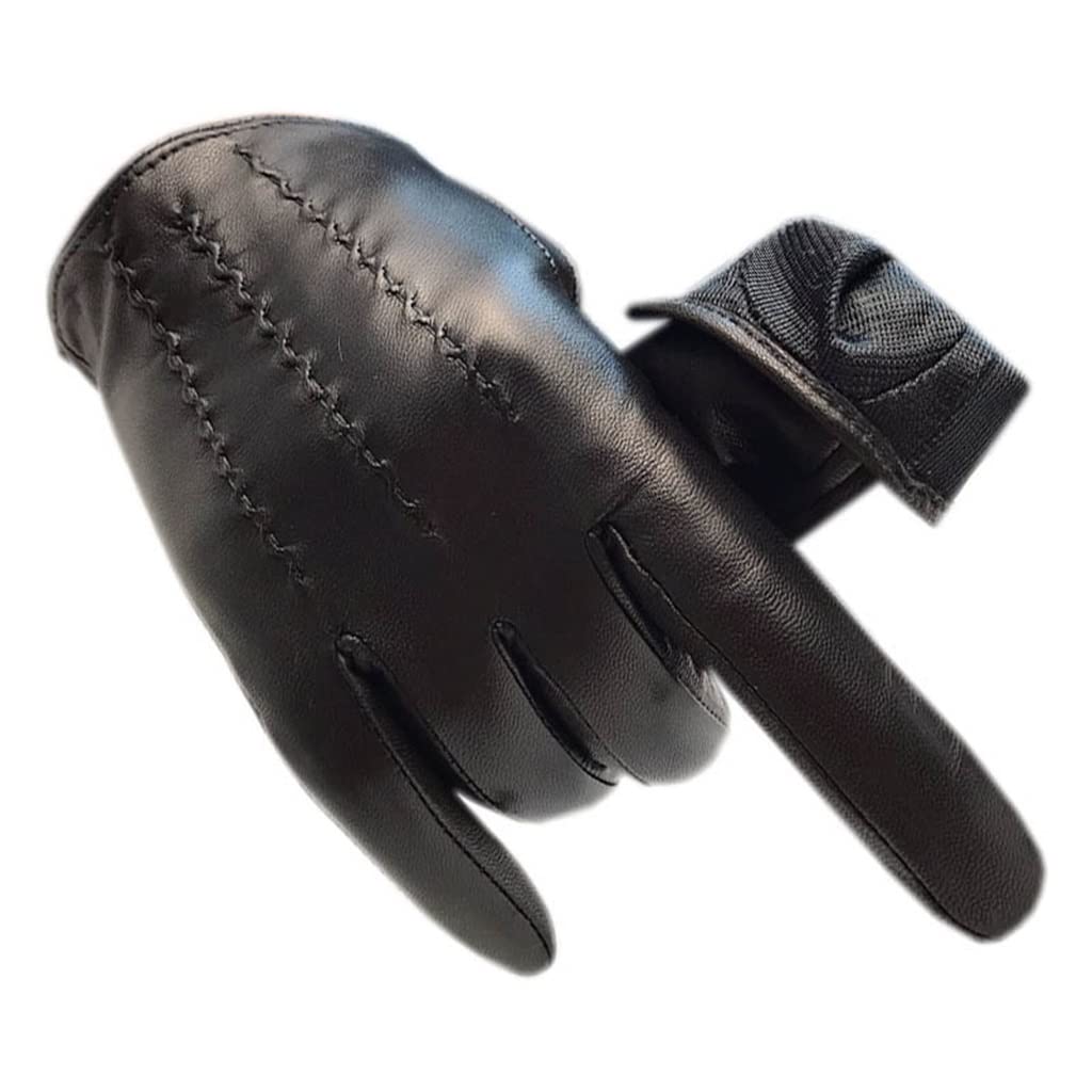 Guantes Negros de otoño e Invierno para Hombre para Conducir en Motocicleta, de Seda y