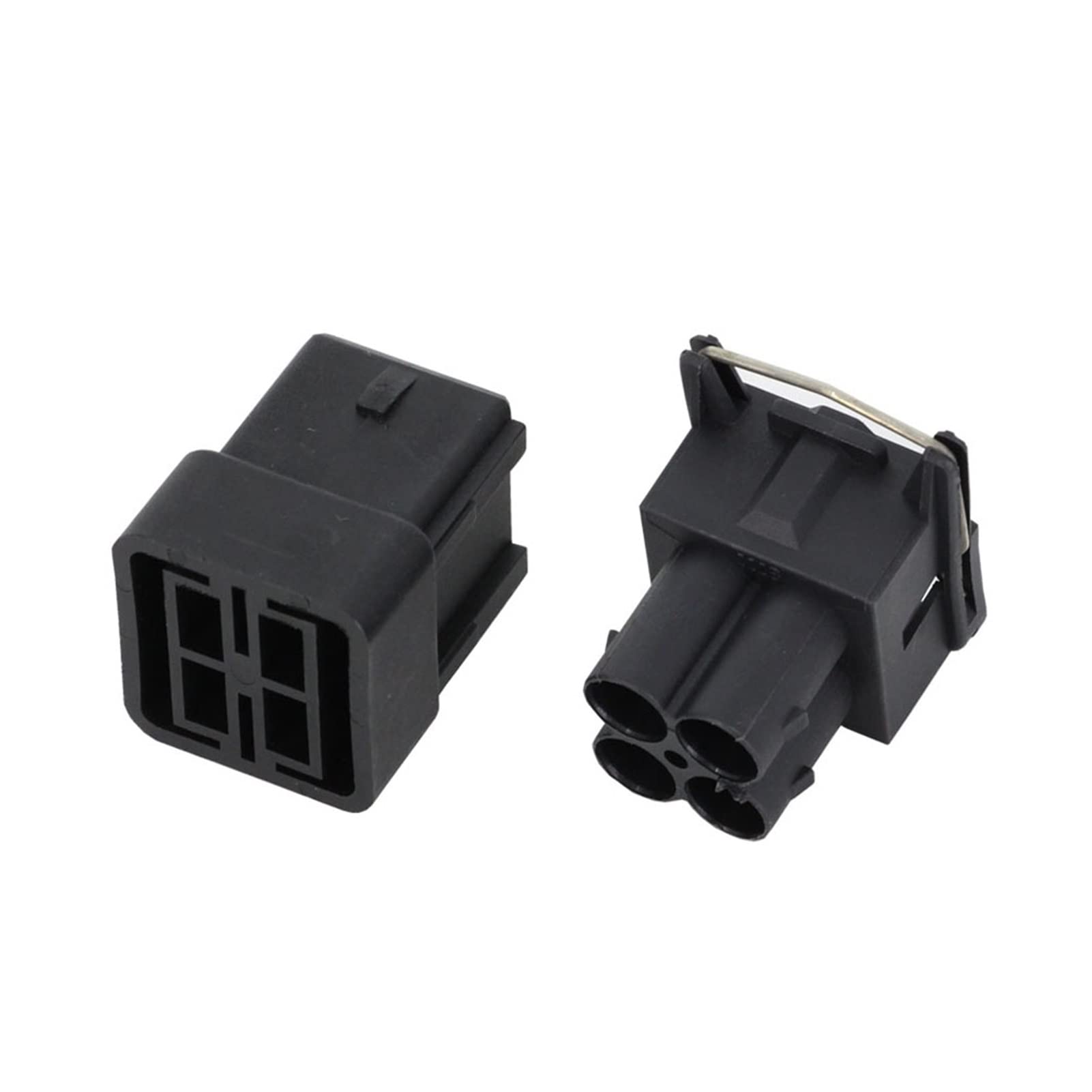 VAIGAI Yige Store 4 Pin Dj70454-6.3-11/21 Conector automático Femenino y Masculino 6.3 Serie con terminales 4p (Size : 5 Sets)
