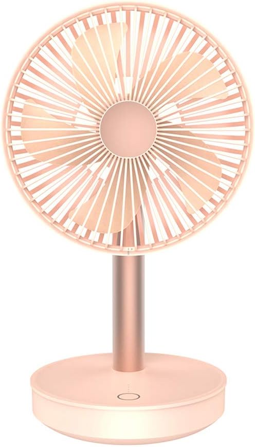 USB Desk Fan Small Table Fan Oscillating Fan for Head Rotating Adjustment Portable Fan 4000mah Strong