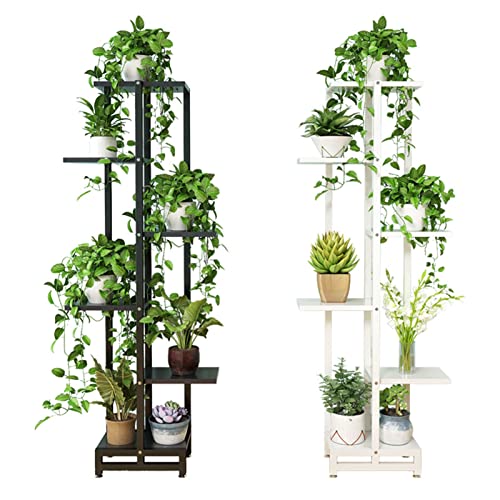 Support à fleurs en métal avec seaux porte-plantes intérieur - 3