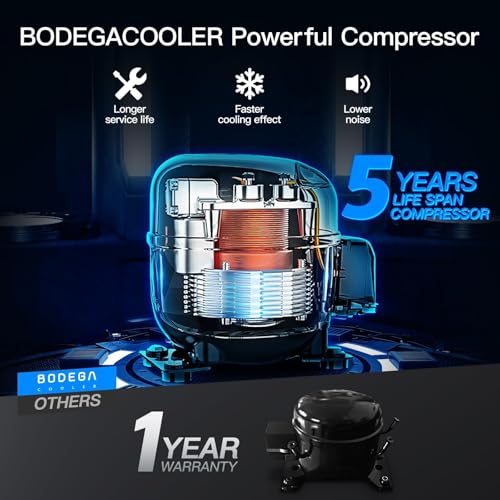 Bodega TWW55-WF-1 Cooler 12 Volt Car Refrigerator, Rv Car Fridge Dual Zone Wifi App Control thumb #6