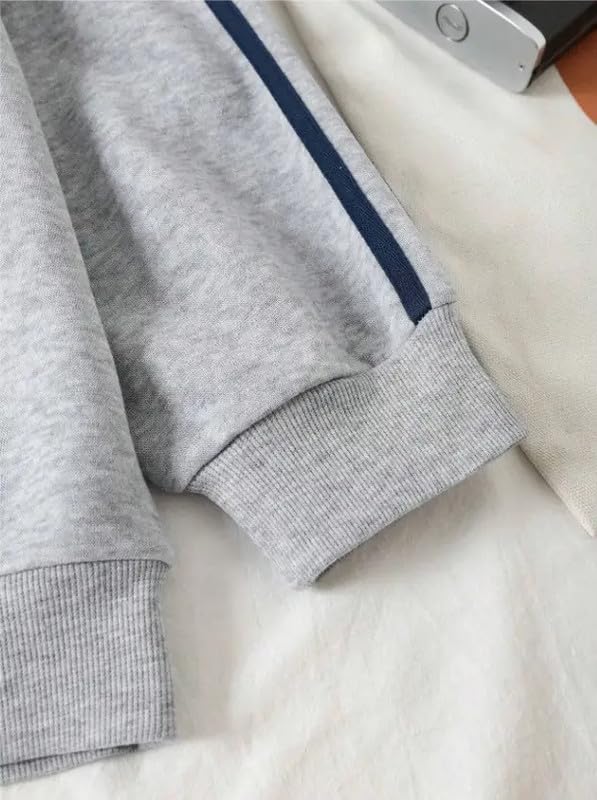 Image of Imsa Moda Men's Collar Chain Cotton Fleece Sweatshirt | Warm Hoodie for Gym, Travel & Casual Winter Wear