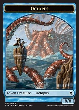 Magic The Gathering - Octopus Token (007/014) - Battle for Zendikar