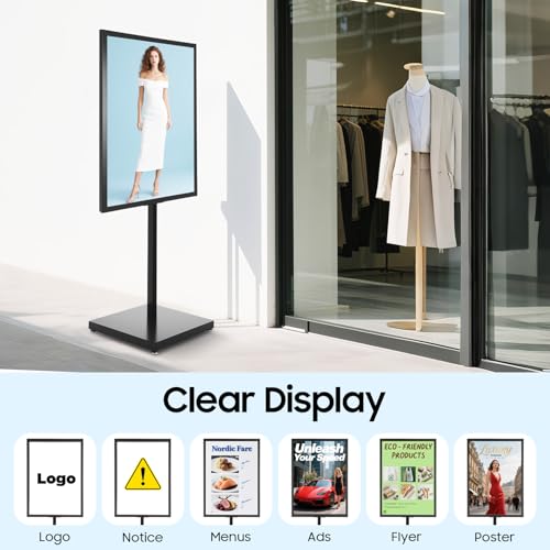 Expositor publicitario A1 90x65 cm resistente para exterior y comercios 6