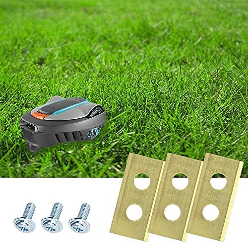 TBoonor Cuchillas para cortacéspedes,45pcs Titanio Cuchillas de Repuesto Hoja De Repuesto para Robots cortacésped Worx Automower y Landroid,sincluye 45Tornillos - imagen 6