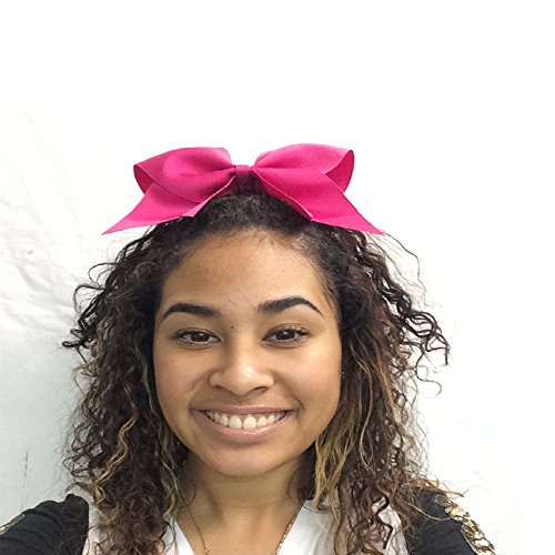 Chosen Bows Big Classic Cheer Bow, Hot Pink - Thumbnail 3