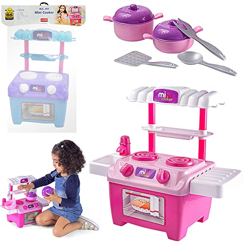 Kit Cozinha Infantil Fogão, Pia e acessórios 16 Itens