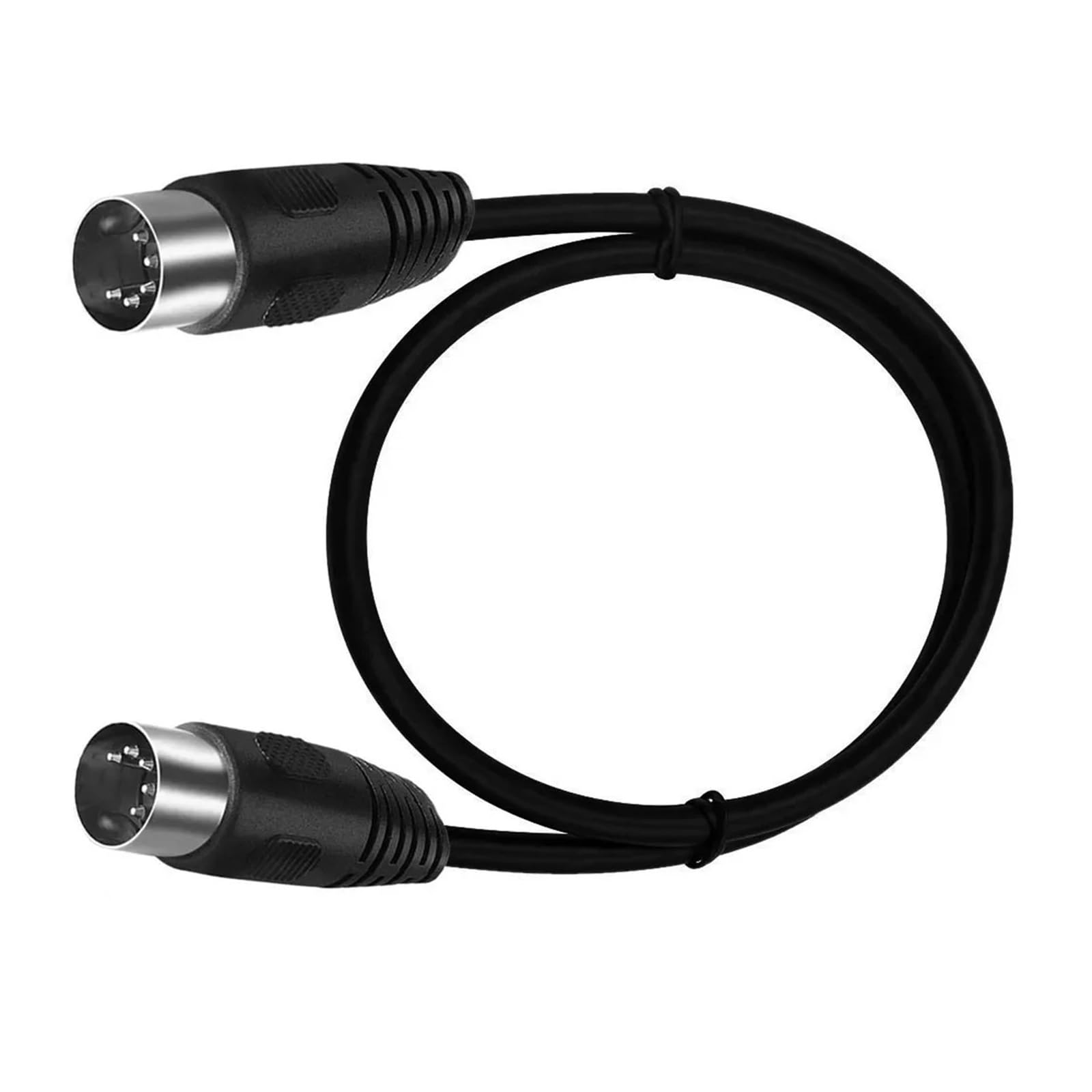 Spina MIDI DIN 5 Poli Maschio-maschio A 90° | Cavo di prolunga audio DIN a 5 pin 0,5 m 1 m 1,5 m 3 m 5 m(DIN 5pin Male-Male,5M)