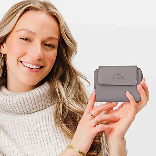 Image of Premium Vegan Leather Women's Wallet | Stylish Durable Clutch Wallet and Lightweight Clutch with Zip Coin Pocket and Card Slot