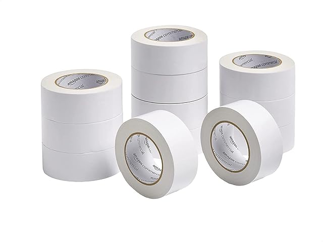 AmazonCommercial Heavy Duty Double Sided Carpet Tape, 4.77 centimeters x 27.43 Meters, 12-Pack