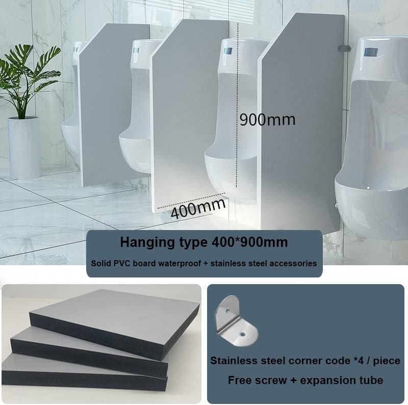 Urinal Wall Mounted Toilet Partition Privacy Divider for Restrooms Protective Partition for Urinals Enhanced Privacy Solutions for Public Toilets