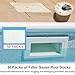 chicarry 50 Pack Pool Skimmer Socks, Reusable Pool Socks for Skimmer Basket, Skimmer Socks for Above Ground & Inground Pool (50 Pack)