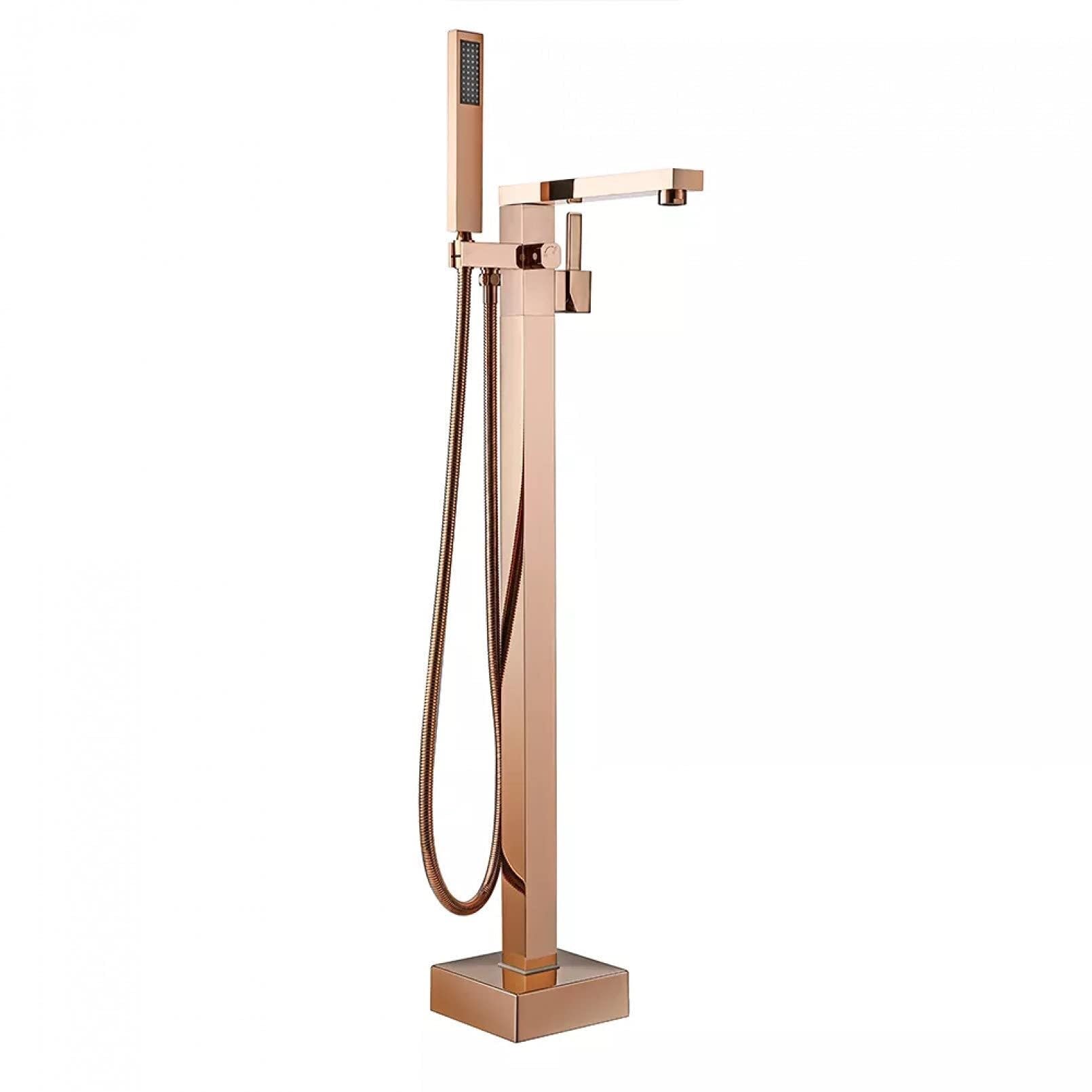 Mélangeur de douche de sol pour salle de bain avec douchette à main pratique