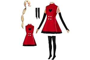 An Enchanting Embodiment: Charlie Morningstar Red Dress Suit for Cosplay Adventures