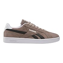 Reebok Court Retro, Sneaker Unisex-Adulto, GRITTYGREY, Black, FTWRWHITE, 45.5 EU