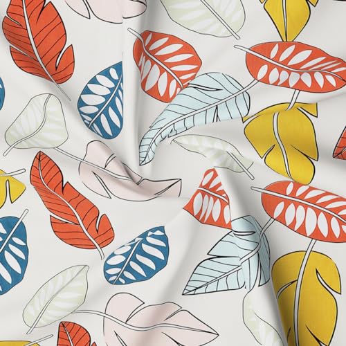 Image of Bedsheet for Single Bed, Home Bedding Cotton, Single bedsheet Pillow Cover Set, Orange & White
