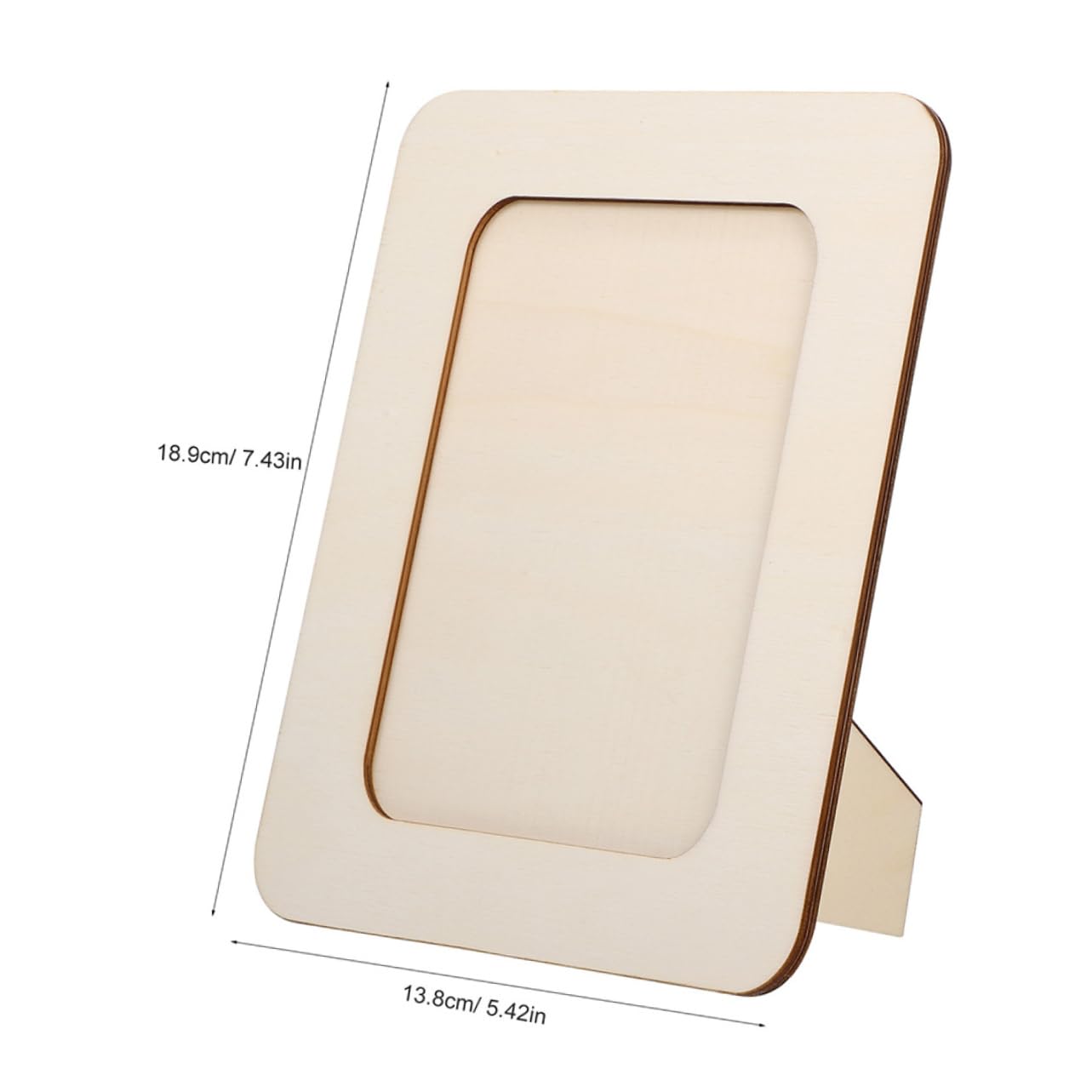 Cornici per Foto Cornice per Foto da Tavolo Protettiva 12 Pezzi in Legno Grezzo Stabile e Facile da Personalizzare per Progetti Diy Decorazione Camera da Letto