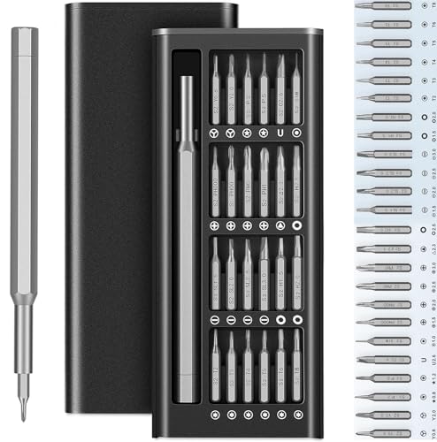 Precision Mini Screwdriver Set, Ultimate Electronic Repair Tool Kit with Security Torx T2-8, Triwing Y, SL,Hex etc,Repair for Laptop, Switch, PS4, Xbox, Mac, iPhone, Ring Doorbell, Watch, Glasses, etc