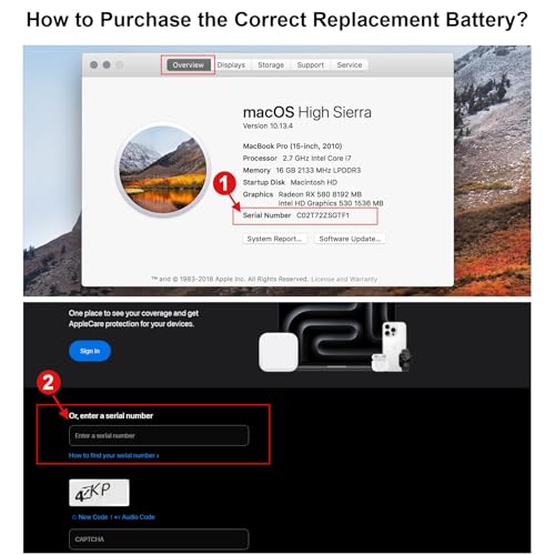 Image of A1321 A1286 (Only for Mid 2009 Mid 2010 Version) Laptop Battery for MacBook Pro 15 Inch Battery A1321 A1286 MC371LL /A MC372LL /A MB985 MB986 MC118 020-6380-A 020-6766-B 661-5211 661-5476 661-5844 73Wh