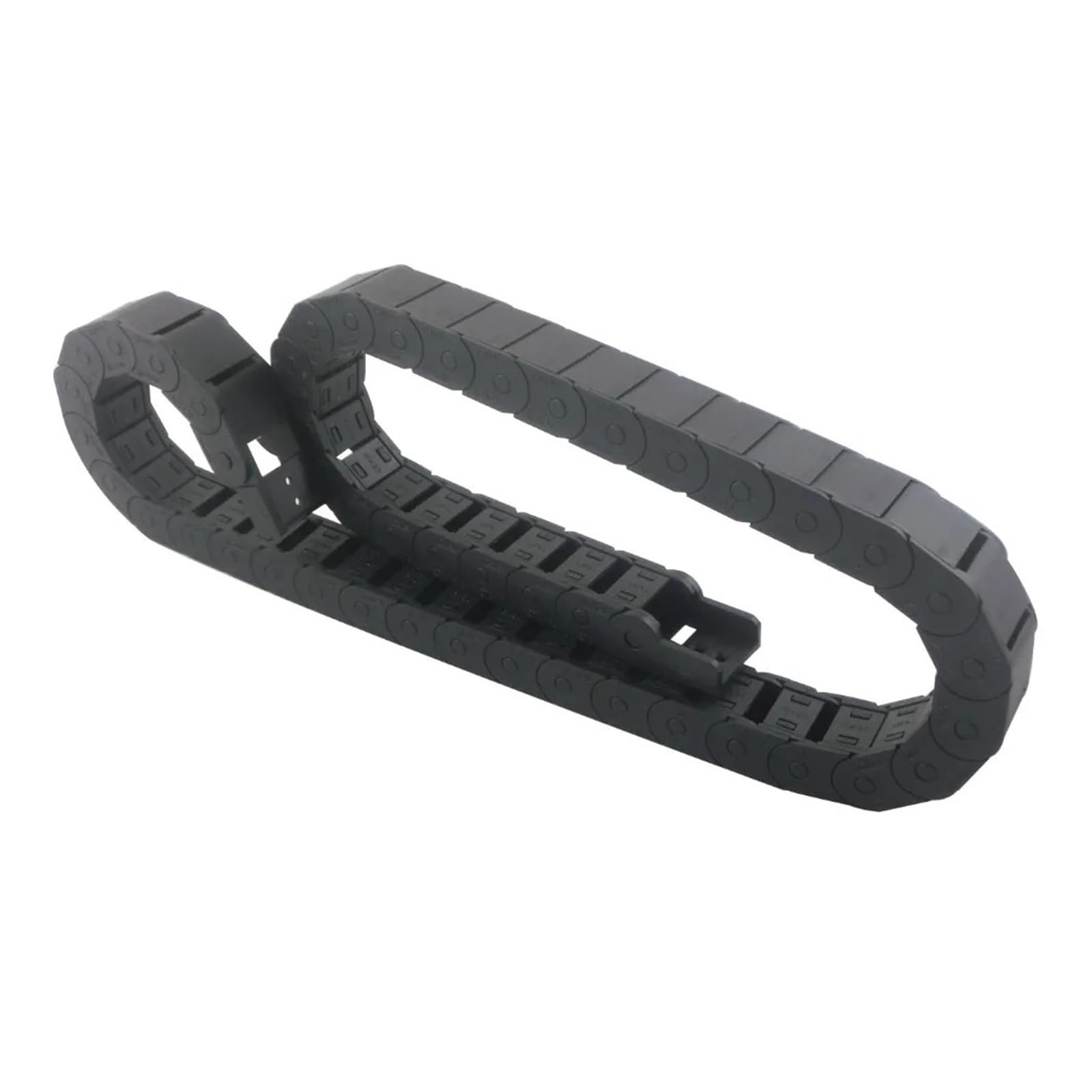 Equipos industriales Cadenas de transmisión 15 x 20 mm Tamaño Interno 1,01 M Cadena de Arrastre de Cable de Nailon Reforzado con plástico Cadenas de transmisión