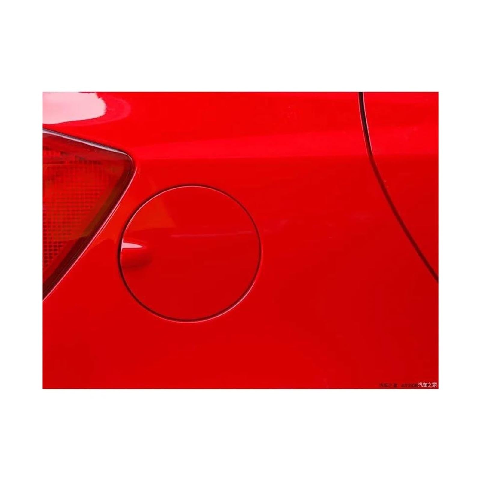 Bouchon remplissage carburant Skoda Fabia cache réservoir rouge - 4