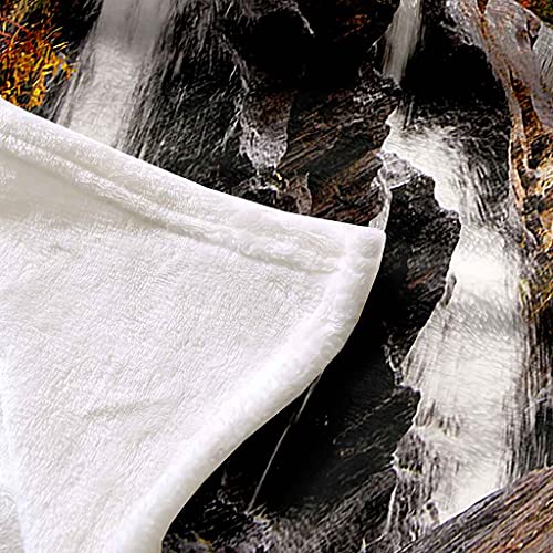 Couverture en flanelle cascade 3D en micropolaire premium