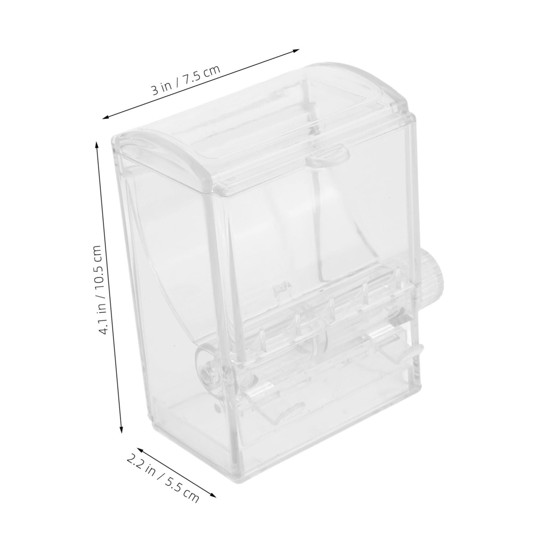SOLUSTRE Automatic Toothpick Holder Rotating Mechanism Compact Design Home Restaurant Use