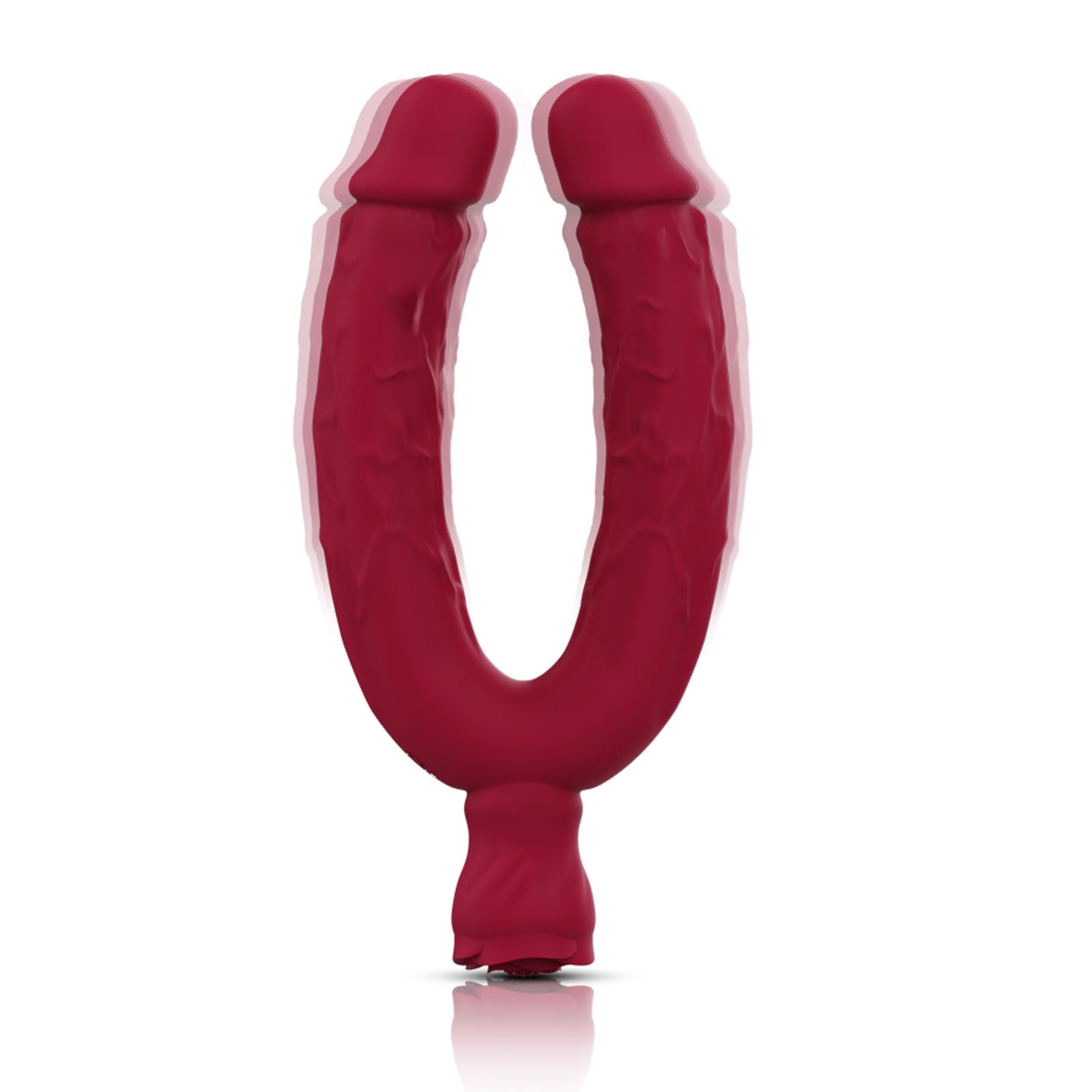 Giocattolo sessuale a forma di U Consolatore per donne e coppie G- e stimolatore del clitorio anale con 10 modalità oftion ideale per l'uso da solo o in coppia