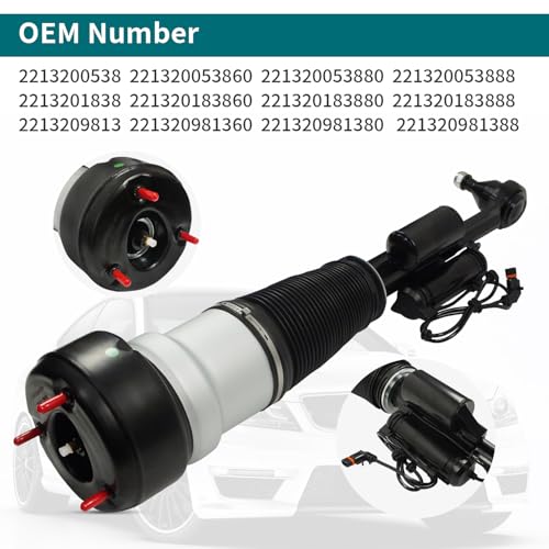 Front Right Air Suspension Shock Absorber Strut 2213201838 for Mercedes-Benz S550 S450 S350 CL550 2007-2013 4MATIC AWD OE 2213200538 by chsuatuo - Used condition - Image 4