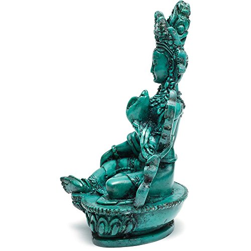 Green Tara Resin Statue - 6 In #TOP1