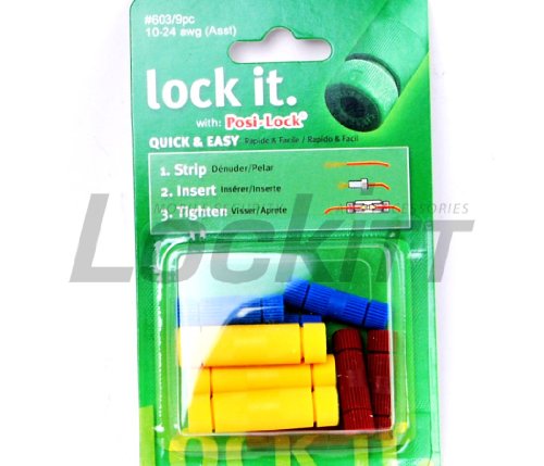 Posi-Lock wire connectors Assortment pack 10-24 awg