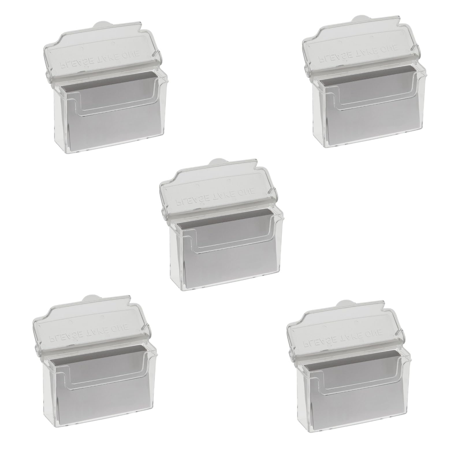 Wall-Mounted Weather-Resistant Outdoor Business Card Holder Waterproof Dispenser Exterior Display (5 Piece) — image 1