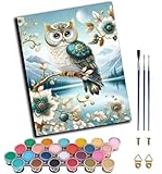 【Facile à suivre】Vous pouvez faire correspondre les numéros de peinture et les figures sur la toile pour remplir la peinture, ou le faire vous-même en mélangeant les couleurs, en peignant votre style. Vous créerez toujours une image belle et exquise, peu importe que vous soyez bon ou mauvais en dessin, cela ne nécessite aucun talent de base en peinture.