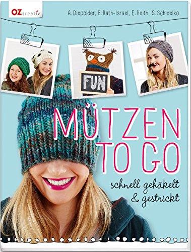 Mützen to go: schnell gehäkelt und gestrickt