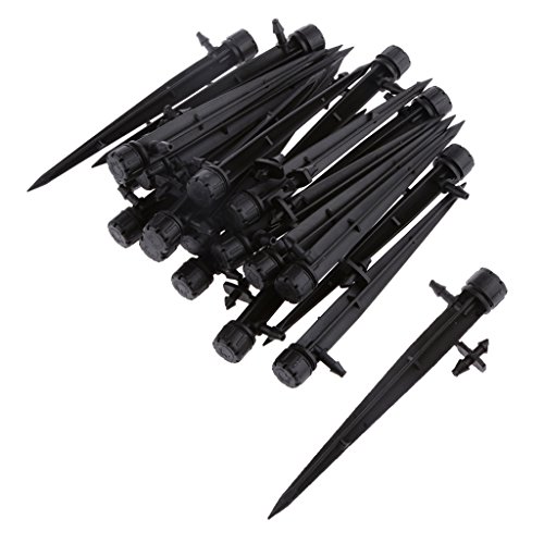 Preisvergleich Produktbild 50pcs 13cm Mikro Bewässerung Sprinkler Einstellbar Emitter Beteiligung Wasser Tropfer