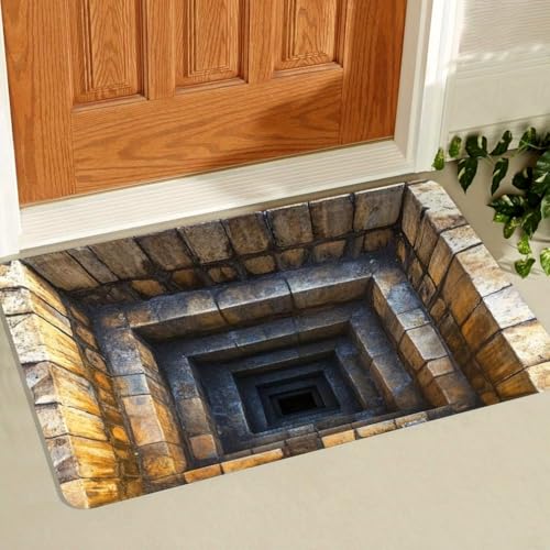 Ground Crack 3D Doormat 12.2x47.24in