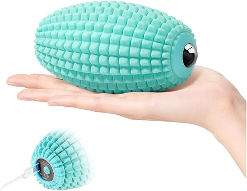 Pelota de masaje vibratoria para recuperación muscular, bola de masaje miofascial de silicona, alivio de fascitis plantar, liberación de cadera y