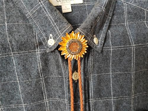 Image of Animal & Plant Bola Tie Bolo Tie Wedding Necklace for Men Women Groomsmen Western Cowboy Necktie