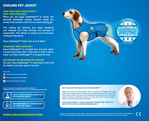Aqua Coolkeeper Kühlender Hunde-Mantel