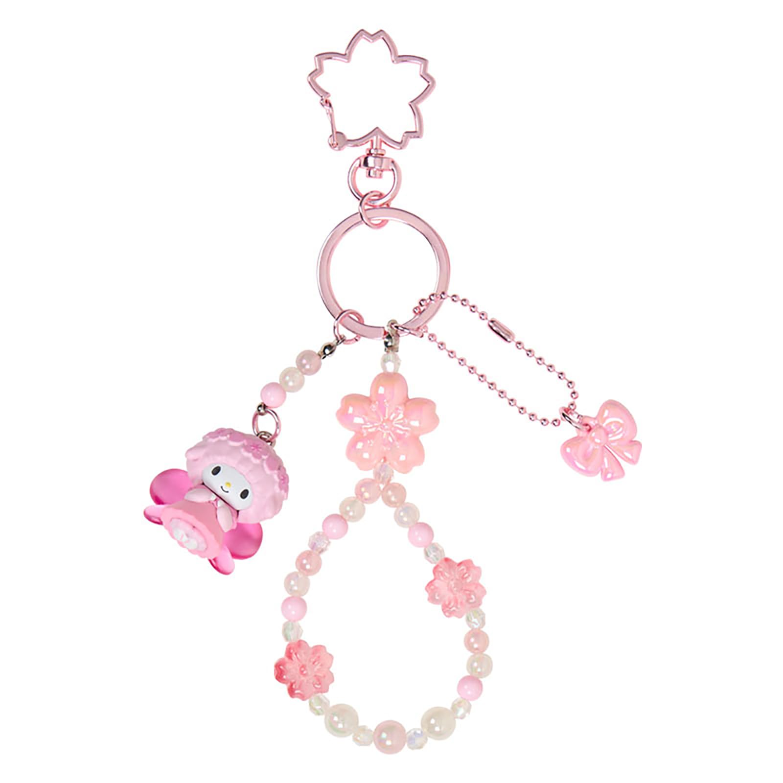 Sanrio My Sweet Piano Cherry Blossom Bead Keychain Charm PVC Japan