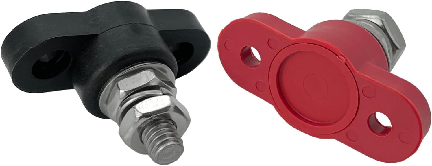 MGI SpeedWare Power Junction Posts, Stainless Steel Studs Pair (3/8")