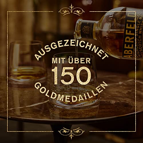 Aberfeldy 12 Jahre Single Malt Scotch Whisky in Goldbarren-Dose, 40 Vol.-%, 70 cl/700 ml, Premium-Whisky-Geschenk, in vier verschiedenen Fassarten gereift
