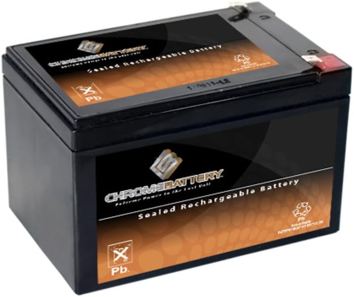 12V 14AH Sealed Lead Acid (SLA) Battery - T2 Terminals - for ZB-12-14