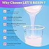 LET'S RESIN Silicone Mold Making Kit-Translucent Silicone Rubber Non-Toxic Liquid Mold Making Silicone-20.46oz Super Elastic Molding Silicone-Ideal for 3D Molds,Resin Molds,Silicone Molds-4H Fast Cure #1